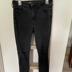 Distressed Black Old Navy Jeans